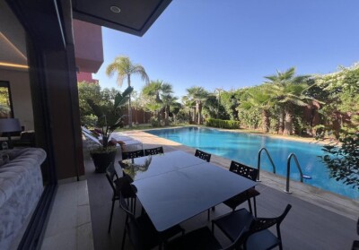 Villa contemporaine 4 suites avec piscine et jacuzzi Route de Tahanaout-8