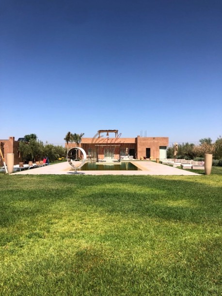 VENTE BELLE VILLA DE 4 CHAMBRES KM17 ROUTE AMIZMIZ MARRAKECH-14