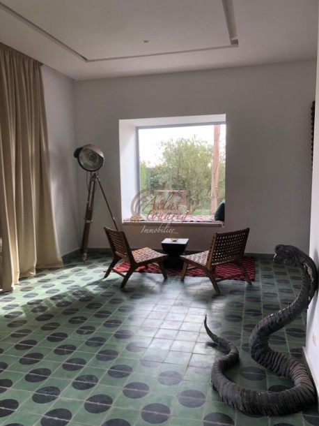 VENTE BELLE VILLA DE 4 CHAMBRES KM17 ROUTE AMIZMIZ MARRAKECH-4