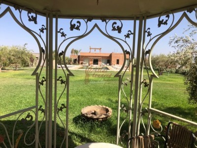 VENTE BELLE VILLA DE 4 CHAMBRES KM17 ROUTE AMIZMIZ MARRAKECH