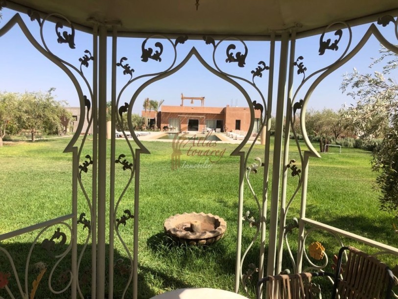 VENTE BELLE VILLA DE 4 CHAMBRES KM17 ROUTE AMIZMIZ MARRAKECH-11