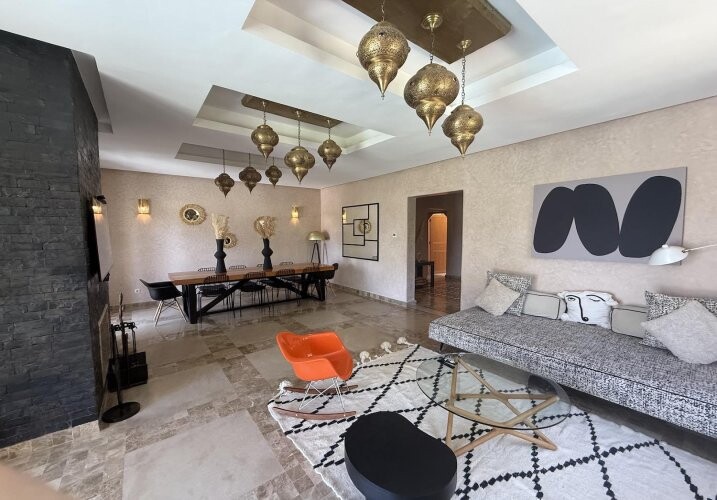 Villa 4 chambres première ligne de golf route de l'Ourika-13