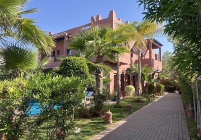 Villa contemporaine 4 suites avec piscine et jacuzzi Route de Tahanaout-6
