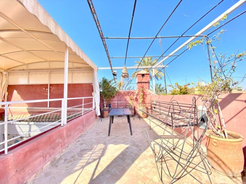 RIAD MODERNE DE 3 CHAMBRES AVEC PISCINE À BAB DOUKKALA MARRAKECH MÉDINA-3