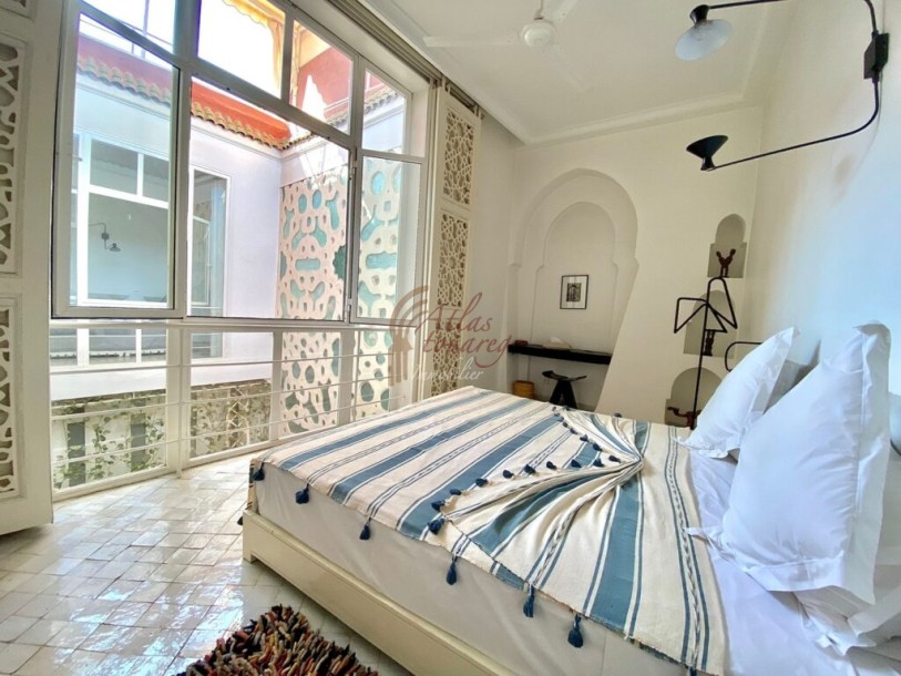 RIAD MODERNE DE 3 CHAMBRES AVEC PISCINE À BAB DOUKKALA MARRAKECH MÉDINA-12