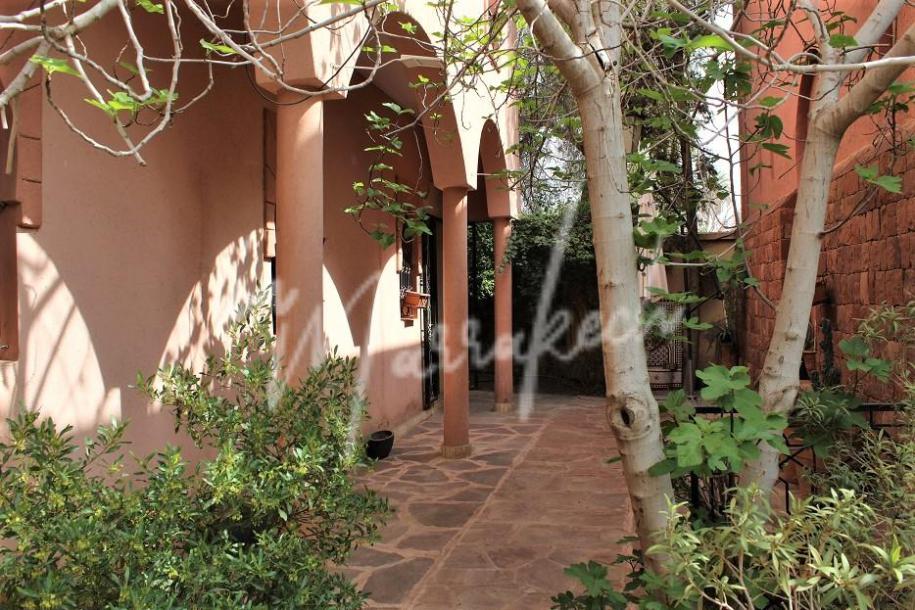 Magnifique villa riad à vendre à la palmeraie-7