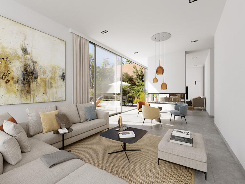 Villas contemporaines neuves axe Ourika-4