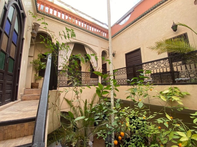 VENTE RIAD DE 4 CHAMBRES À DERB DABACHI MARRAKECH MÉDINA-11